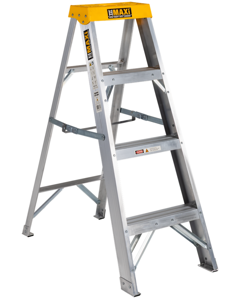 Aluminium A-Frame Heavy Duty Ladder (1.2m) - Maxi Ladders | Hitech ...